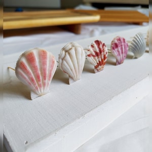 Sea shell hair pin gold and silver pink shell sea glass hawaiian tropical hair clip ocean beach jewelry