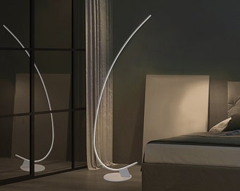 Artiva USA COMET1 69 in. Full-Arched LED Floor Lamp with Remote and Party/Mood Light