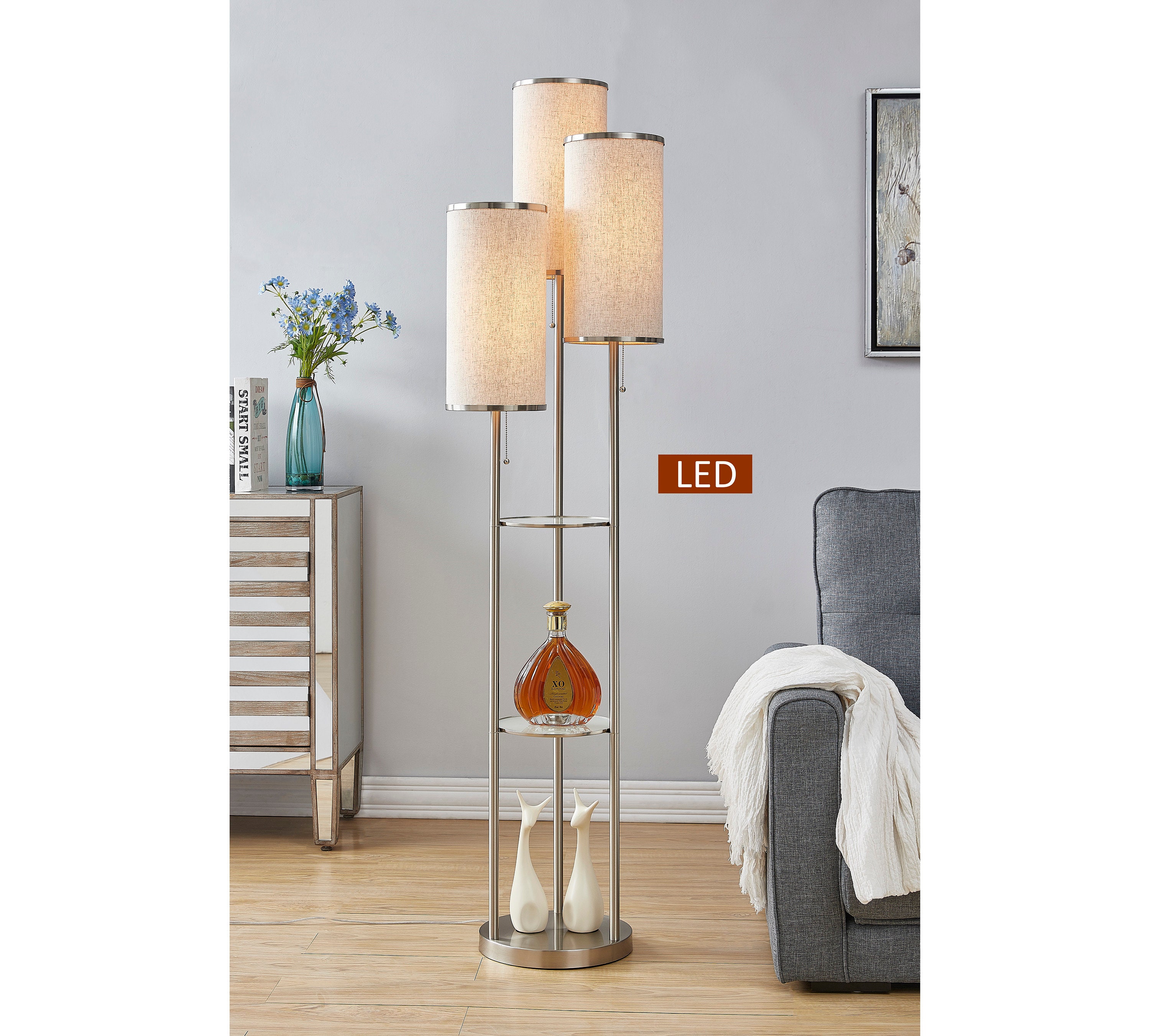 Tri light floor lamp deals