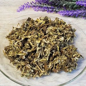 All Natural Sun Dried Mugwort Leaf, Sealed for Maximum Freshness, Assorted Sizes Available, Non-GMO, High Quality, Herbal, Green Witch Gifts