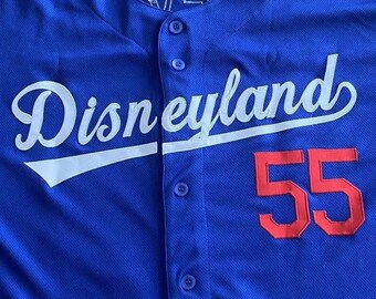 Disneyland blue Dodgers Style Jersey 