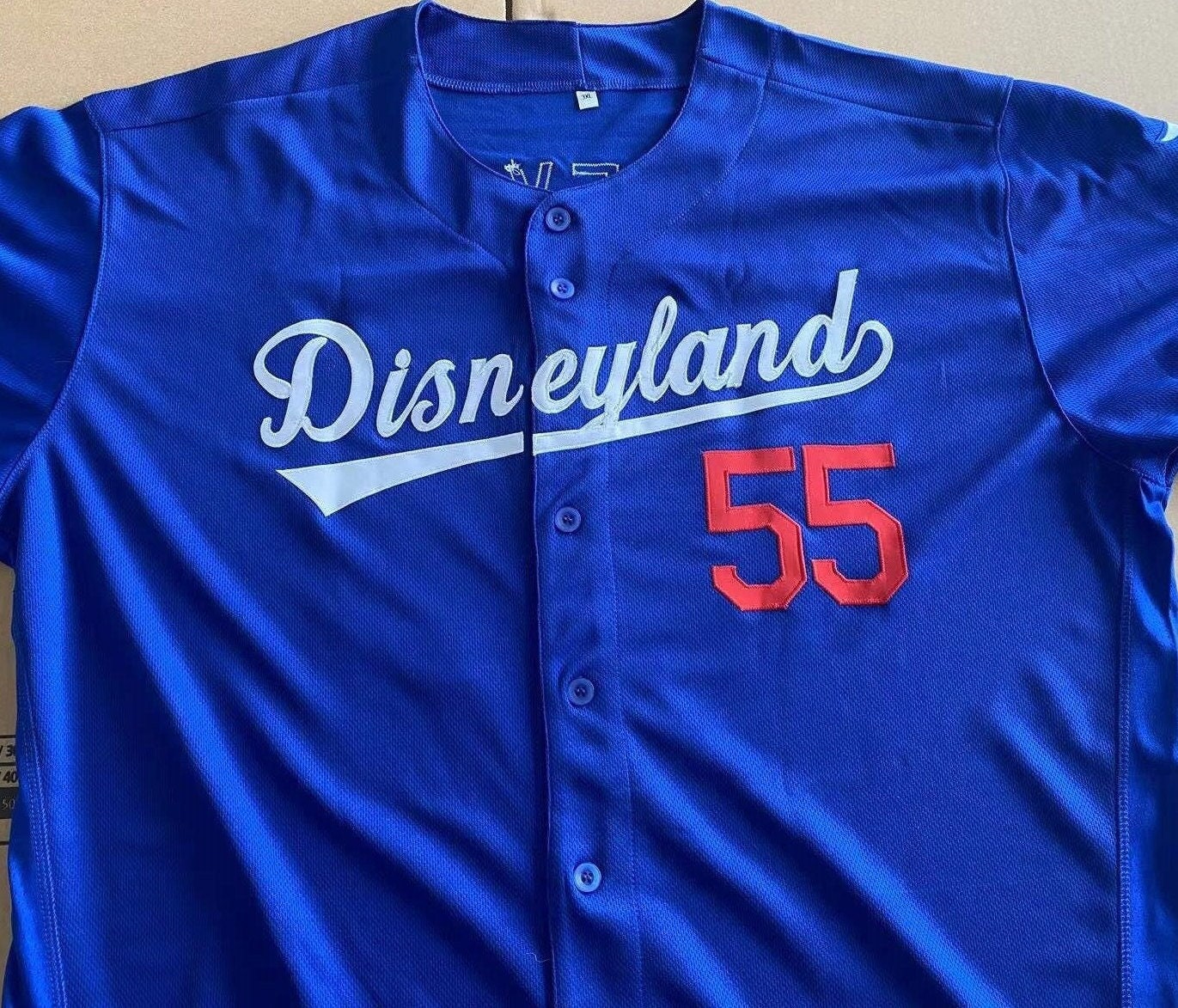 Disneyland blue Dodgers Style Jersey 