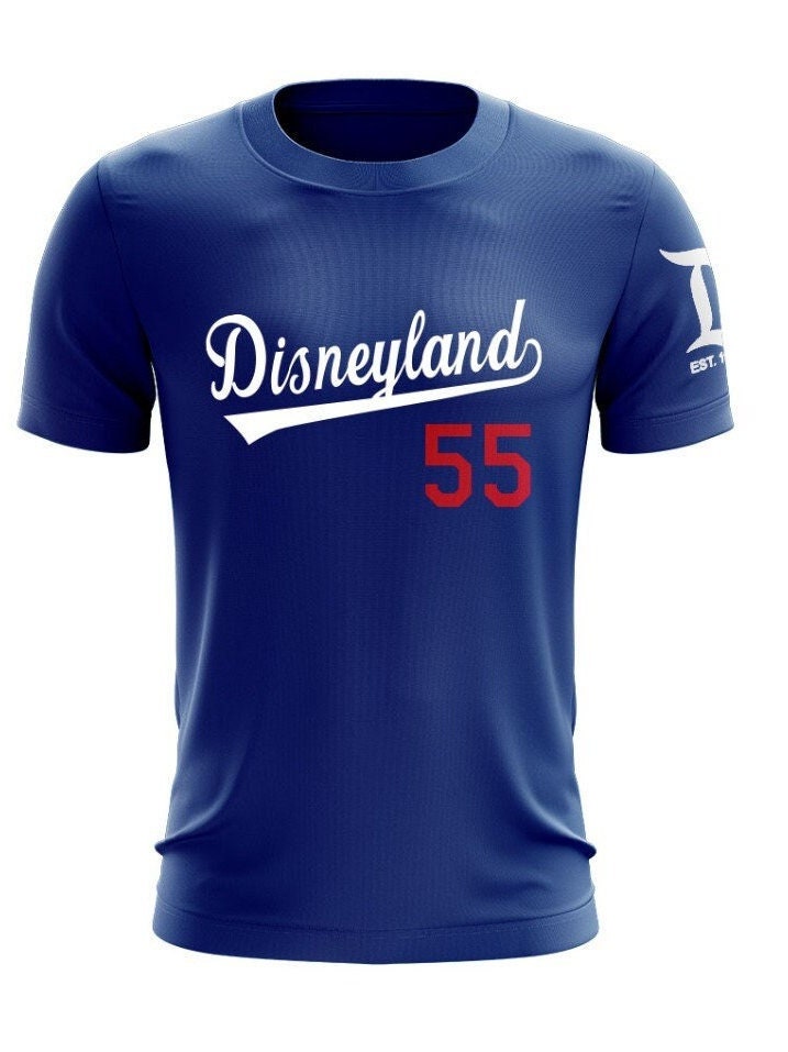 Disneyland Soccer Jersey (blue Dodger Style) Slim Fit - Etsy