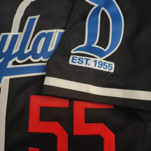 Disneyland Embroidered Baseball Jersey (Dodgers Black) image 4