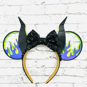 Maleficent Inspired 3D printed Ears/ Sleeping Beauty Maleficent ears/ Disney ears