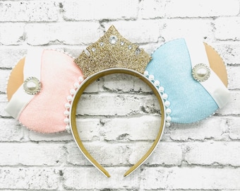 Doornroosje oren/Prinses Aurora Minnie-oren/Op Disney geïnspireerde oren