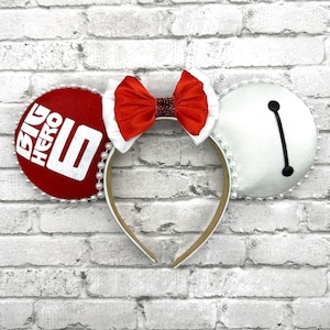Big Hero 6 Inspired Ears/ Baymax Inspired/ Custom Handmade Ears