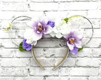 Tinkerbell Hoop Ears/Pixie Flower Minnie Ears/Floral Ears