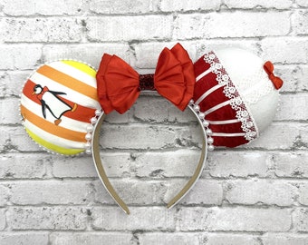 Mary Poppins Inspired Ears/ Carousel Ears/ Penguin Ears/ Minnie Ears