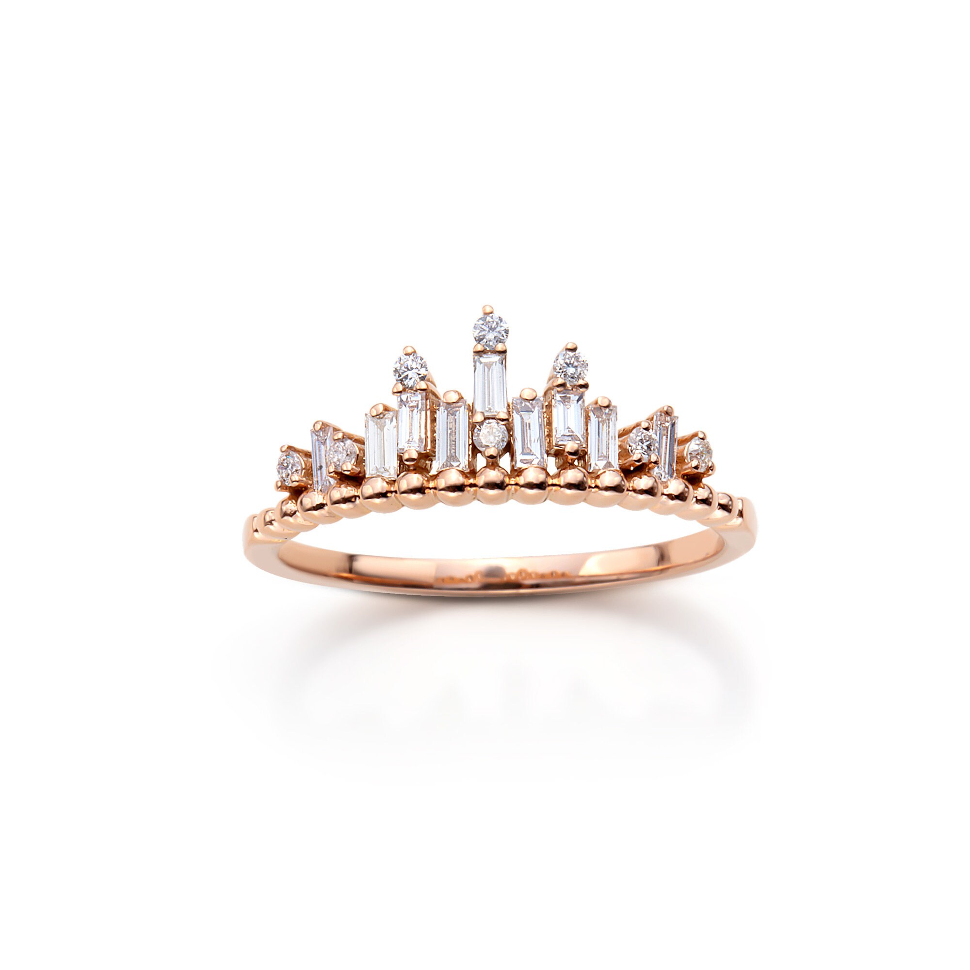 Super Shine 14mm Diamond Gold Shoe Letter Charm Diamond Crown