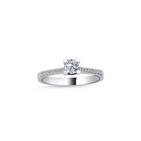 ☆関税込☆VINTAGE HOLLYWOOD★Solitaire Ring Phone Grip★ 39 Carat Diamond Vintage Solitaire Engagement Ring