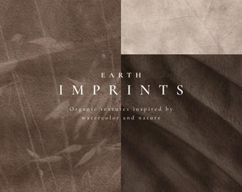 Brown Organic Textured Backgrounds: Earthy Nature Textures & Overlays