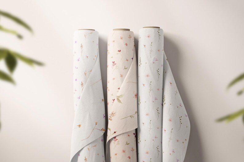 Imágenes prediseñadas de flores silvestres en acuarela: Invitación de boda con motivos florales de verano (Descarga digital) imagen 13