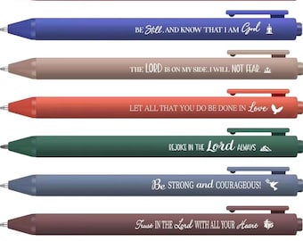 16pack inspirational bible verse pens| Bible verse ballpoint pens| christmas gift | christian inspirational quote pens |Christian stationary