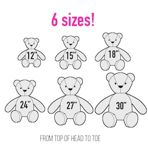 TEDDY BEAR, cadeau pour bébés, Ours en peluche image 2