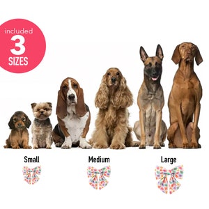 Dog Sailor Bow PDF Patterns + Tutorial Video - x3 sizes - Cat - pdf Sewing image 3