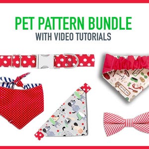 PET PATTERN Bundle for pets + Video Turorials - All sizes - pet gift