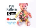 Memory Bear Pattern + VIDEO tutorial - All Sizes included, keepsake bear