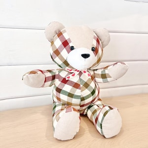 Memory Bear Pattern & Step-by-step Sewing Tutorial - Teddy Bear Sewing ...