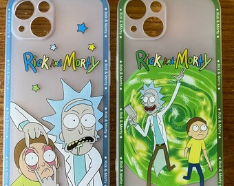 Custom Rick & Morty iPhone Case 14 Pro Max, 14, 13 Pro, 13, 12 Pro, 12, 11  Pro Max, X, 7/8