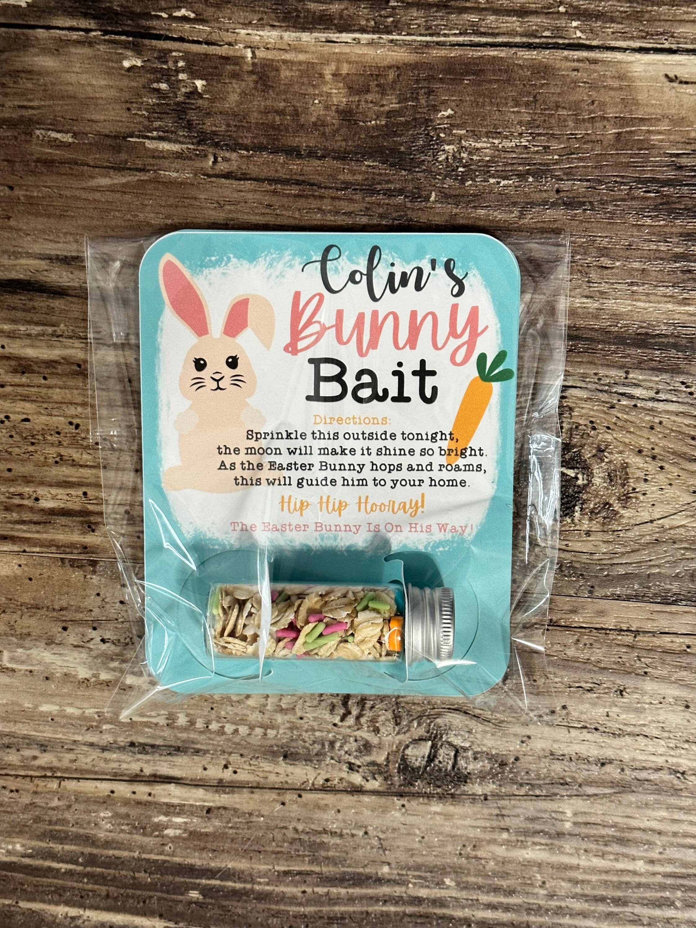 Easter Bunny Bait Personalized Rabbit Food Magic Bunny Etsy