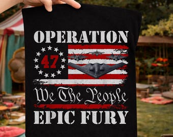 Operation Epic Fury Jet Digital PNG | We the people 1776 Us Flag PNG Design | US Military Patriotic F-22 Raptor Jet Design Digital Download