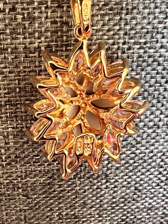 Opal & Morganite Pendant - Gold Plated Sterling Silver, 18 inch Chain View 2