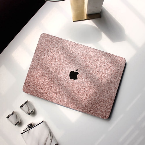 Rose Gold Bling Hard Cover Macbook Case 