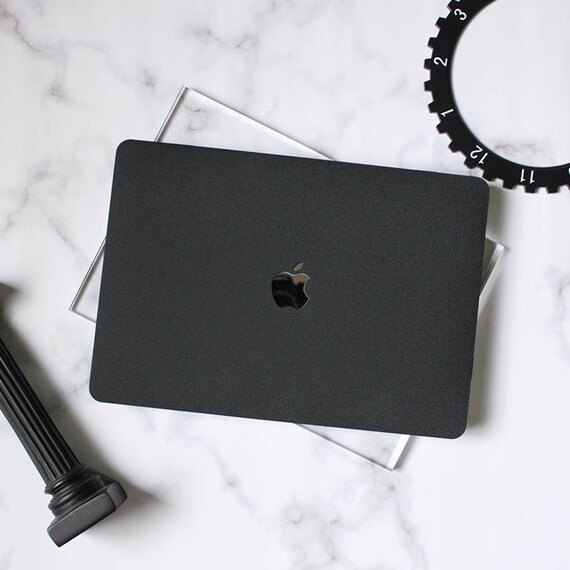 matte black macbook case