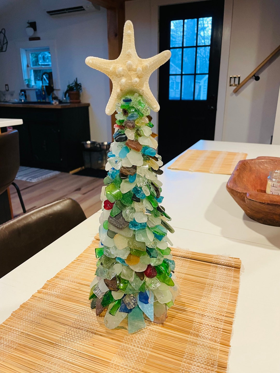 Beach Glass Christmas Tree Etsy