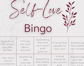 Self-Love-Bingo-Tafel