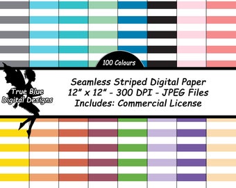 naadloos gestreept digitaal papier, papier met strepen, pastelpapier, babyshower, plakboekpapier, digitale download, naadloze patronen, lijnen