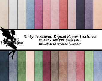 Vuil getextureerd digitaal papier, texturen, Grunge-papier, vuil papier, getextureerd papier, plakboekpapier, digitaal papier, Grunge-texturen