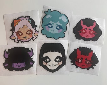 5" Monster Girl Car Decals | Monster Girl Sticker | Vinyl Car Decal | Monster Girl Car Decal | Demon Girl | Skeleton | Slime Girl | Satyr