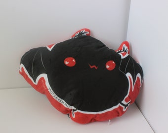 12.5" Mothman Minky Pillow | Minky Pillow Case | Mothman Pillow | Mothman Plushie | Mothman Stuffie | Cryptid Pillow | Cryptid Pillowcase