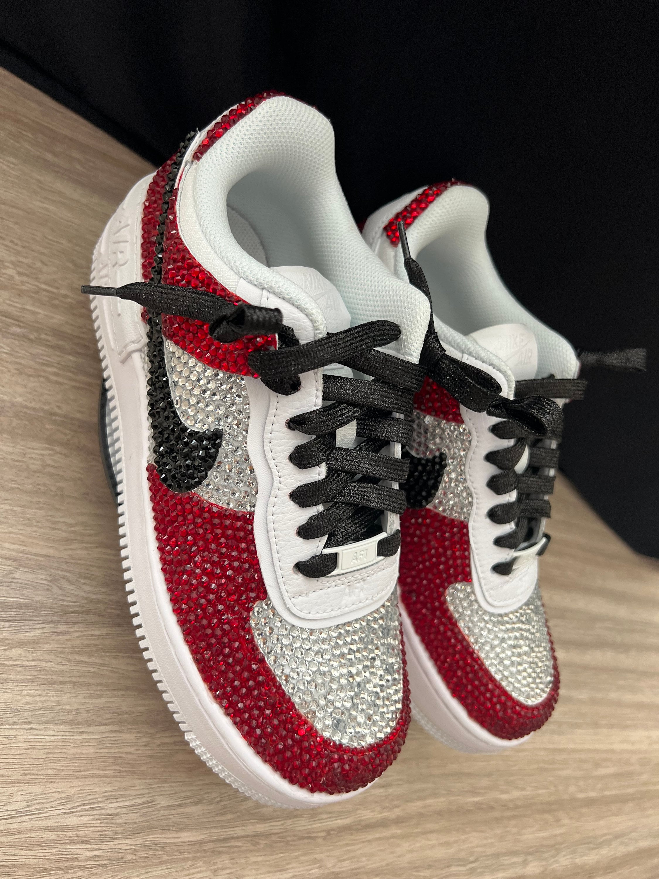 bedazzled air force ones