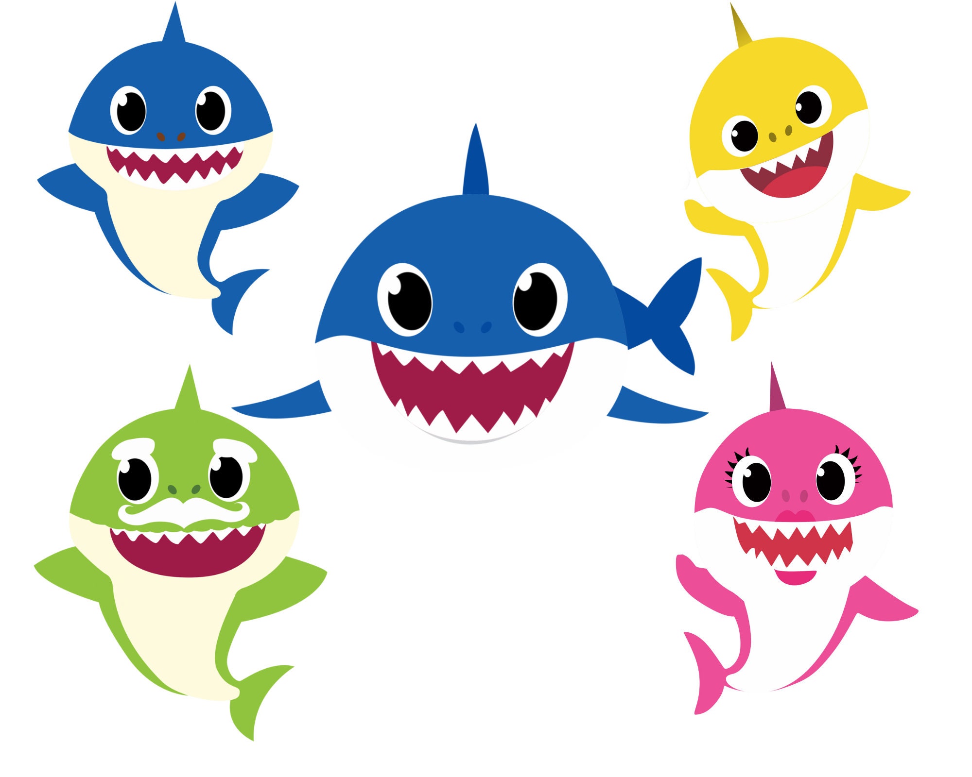 Baby Shark Png Baby Png Baby Shark Birthday Png Baby Shark Etsy