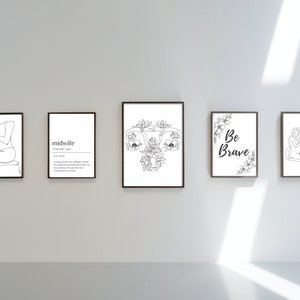 Nurse Midwife Digital Download | Office Decor | CNM | Labor and Delivery | Midwife | Certified Nurse Midwife Decor | Printable |