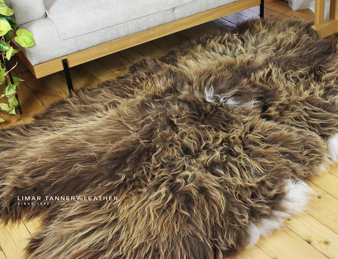 Giant Rug Icelandic Sheepskin Quatro, Beautiful Long Hair, Home Decor ...