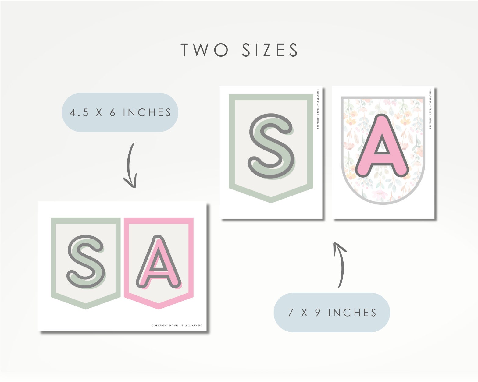 Watercolor Pastel Classroom Decor, Bulletin Board Letters, Editable in ...