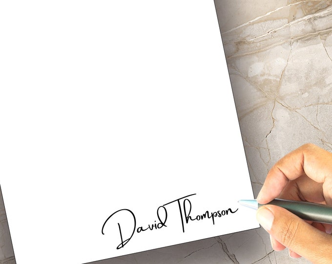 Notepad With Name - Personalized Medium Notepad, Custom Note Pad, Perfect Gift for Home & Office, Unique Stationery