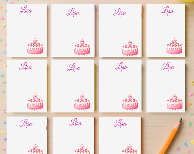 Personalized Notepad Bulk | Custom Notepad for Corporate Gifts & Chic Party Favors | Unique Customizable Notepads, Set of 10