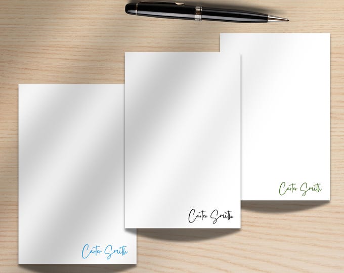Custom Notepad/Teacher Notepad/ Personal set Notepad/Note pad/personalized gift Note pad blank/Scripture card/Stationery personalized