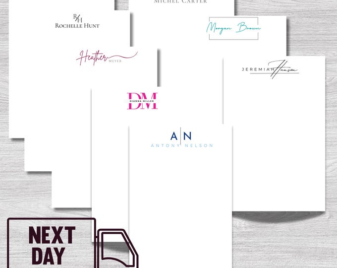 Personalized Notepad –Personalized Stationery – Custom Gift –Teacher Gift –To-Do List –Coworker Gift – Custom Office Notepad- Ship Next Day
