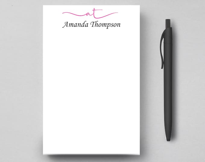 Personalized Notepad for Teachers, Custom End of Year Gift, Appreciation Stationery Notepad, To-Do List Pad, Minimalist Notepad