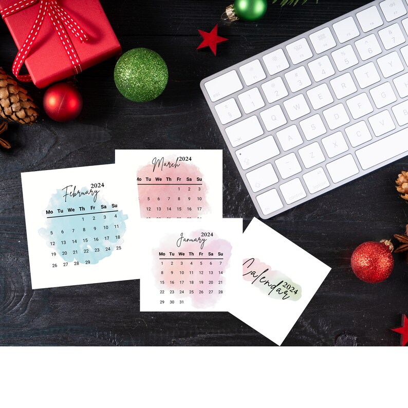 Mini Tearoff Calendar 2024, Compact Monthly Tearoff Calendars With