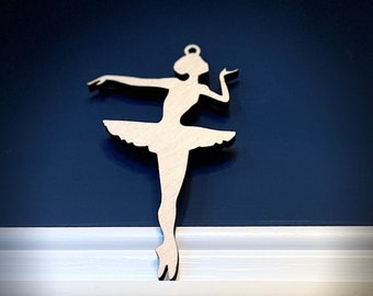 Laser Cut "Tiny Dancer" Wood Ornament