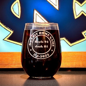 UNC Wine Glass, Carolina Tar Heels, Blue Devils, College Basketball, Rivalry Game