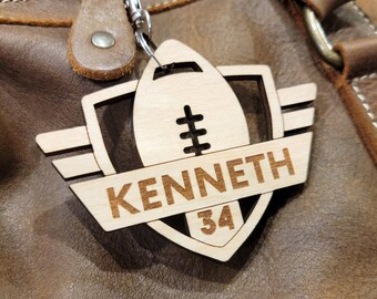 Football Bag Tag