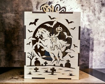 Linterna aterradora de Halloween